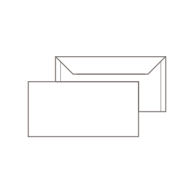 Kuvert weiß geprägt